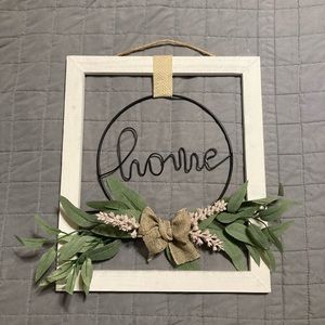 Farmhouse design. HOME sign.
